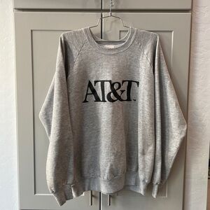 Vintage AT&T logo Cellular Crewneck XXL Sweatshirt Puff Print G1 Fruit Loom